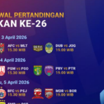 Jadwal Liga Indonesia 2026 Lengkap Pekan Ini Siap Digelar